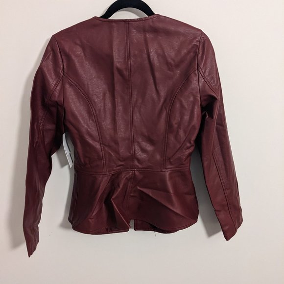 Vegan Leather Blazer - Picture 2 of 2
